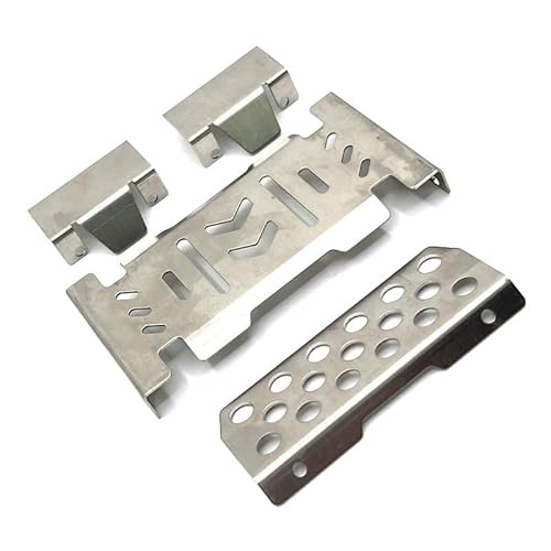 RWEQUTES Stainless Steel Metal Bumper Chassis Armor Protection Skid Plate for 1/10 YK4106 YK4107 RC Car Upgrade OP Accessories RWEQUTES Stainless Steel Metal Bumper Chassis Armor Protection Skid Plate for 1/10 YK4106 YK4107 RC Car Upgrade OP Accessories von RWEQUTES