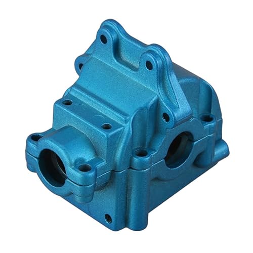 RWEQUTES WL 144010 RC Auto-Metall-Upgrade-Getriebe, langlebige Ersatzteile aus Aluminiumlegierung für Modelle im Maßstab 1/14 und 1/12 (Blau) von RWEQUTES