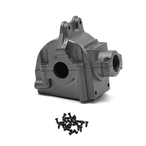 RWEQUTES WL 144010 RC Auto-Metall-Upgrade-Getriebe, langlebige Ersatzteile aus Aluminiumlegierung für Modelle im Maßstab 1/14 und 1/12 (Titanfarbe) von RWEQUTES