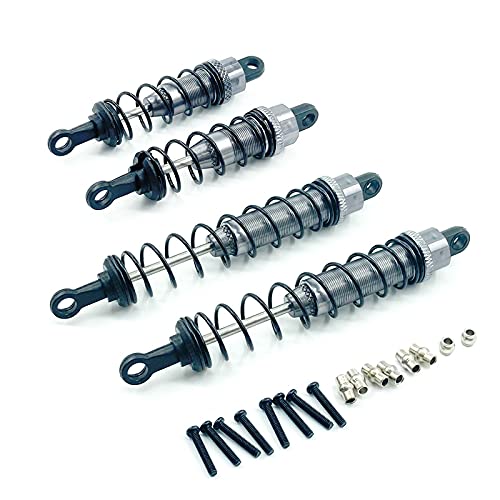 RWEQUTES for 1/12 Wltoys 12428 12423 12427 12429 FY-03 Metall Öl Stoßdämpfer Dämpfer 1:12 RC Auto Upgrade Teile Zubehör(Titanium) von RWEQUTES