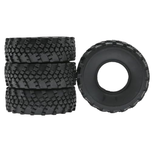 RWEQUTES for WPL B14 B24 B16 B36 C14 C24 C54 4 stücke 66mm Gummi Reifen Rad Reifen 1/16 RC Auto Upgrade Teile Ersatz Zubehör(A) von RWEQUTES
