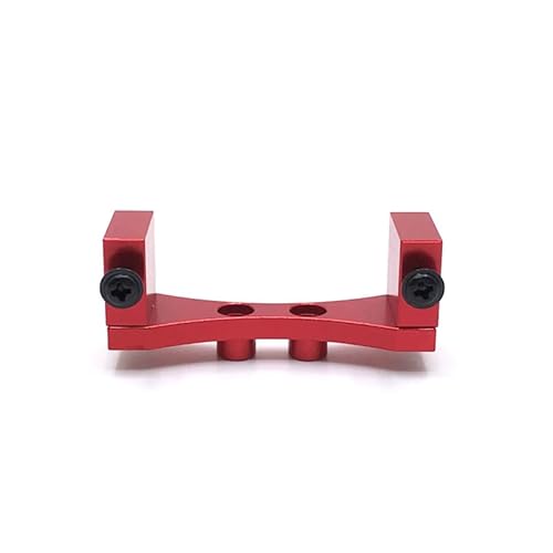 RWEQUTES for WPL C14 C24 B14 B24 B16 B36 MN D90 MN98 MN99S Metall Vorderachse Servo Halterung Halterung RC Auto Upgrade Teile Zubehör(Rood) von RWEQUTES