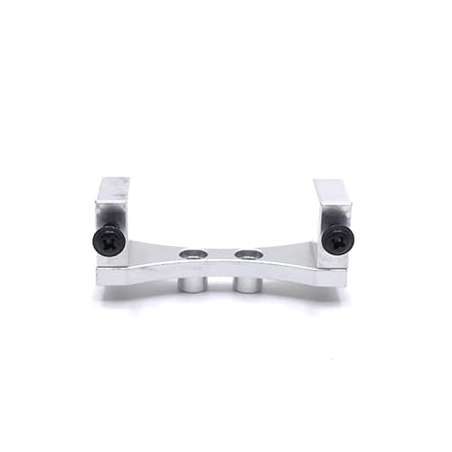 RWEQUTES for WPL C14 C24 B14 B24 B16 B36 MN D90 MN98 MN99S Metall Vorderachse Servo Halterung Halterung RC Auto Upgrade Teile Zubehör(Silver) von RWEQUTES