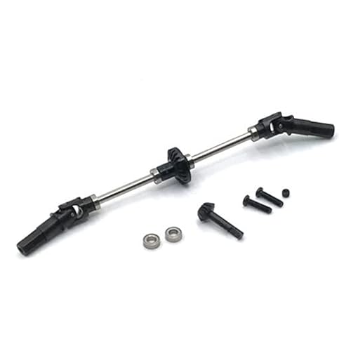 RWEQUTES for WPL C14 C24 C34 B14 B24 B16 B36 D12 MN D90 MN99S Metall Vorne Mitte Hinterachse Stahl Getriebe Antriebswelle RC Auto Upgrades Teile(WPL Front) von RWEQUTES