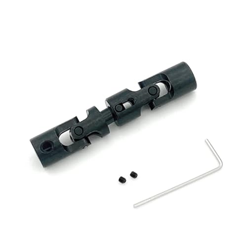 RWEQUTES for WPL D42 Metall Universal Antriebswelle CVD Antriebswelle 1/10 RC Drift Auto Upgrade Teile Ersatz Zubehör(Zwart) von RWEQUTES