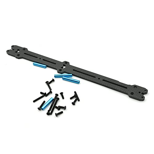XV02 Carbon Fiber Zweite Bodenplatte for Tamiya XV02 XV-02 1/10 RC Auto Upgrade Teile Ersatz Zubehör von RWEQUTES