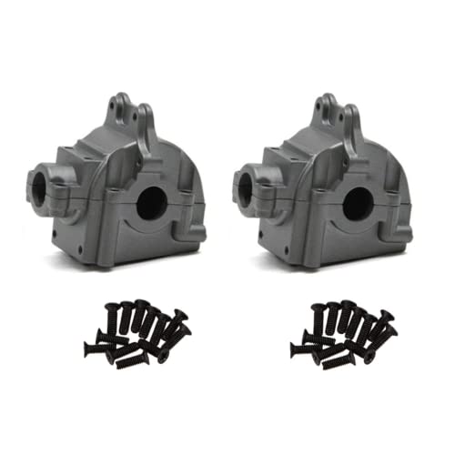 for Wltoys 144001 144002 144010 124007 124016 124017 124019 Metall Getriebe Gehäuse Getriebe Shell Differential Fall Upgrade Teile(Grey 2pcs) von RWEQUTES