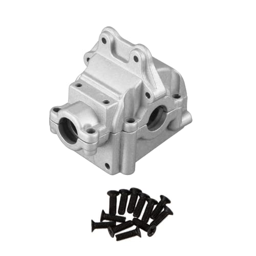 for Wltoys 144001 144002 144010 124007 124016 124017 124019 Metall Getriebe Gehäuse Getriebe Shell Differential Fall Upgrade Teile(Silver 1pcs) von RWEQUTES