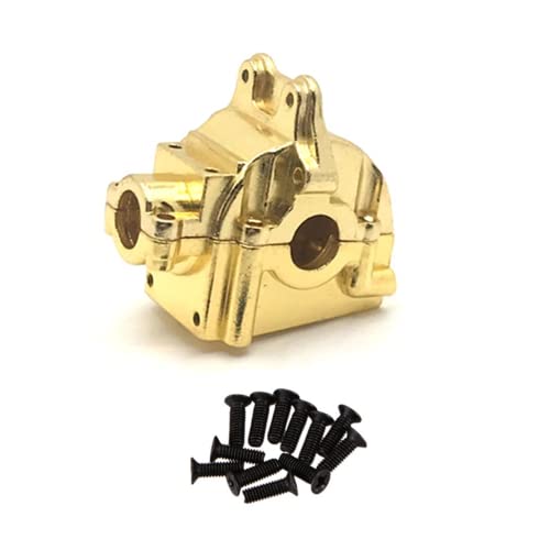 for Wltoys 144001 144002 144010 124007 124016 124017 124019 Metall Getriebe Gehäuse Getriebe Shell Differential Fall Upgrade Teile(Yellow 1pcs) von RWEQUTES