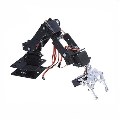RWRAPS Roboterarm DIY 6-Achsen-Steuerung Palettierroboterarmmodell mit Servos und Servoarmplatte for UNO MEGA2560 Smart Robot Car (Size : Frame) von RWRAPS