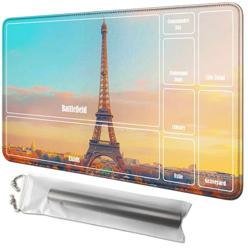 RWUTYTIUL Cloud Leaning Tower Karten-Spielmatte, 61 x 35,6 cm, mit Tube-Tasche, Kartenspiel, Spielmatte mit Zonen, Kommandantendeckbrett, MTG, RPG, CCG, TCG, Kartenspiel, Schreibtischmatten für RWUTYTIUL Cloud Leaning Tower Karten-Spielmatte, 61 x 35,6 cm, mit Tube-Tasche, Kartenspiel, Spielmatte mit Zonen, Kommandantendeckbrett, MTG, RPG, CCG, TCG, Kartenspiel, Schreibtischmatten für von RWUTYTIUL