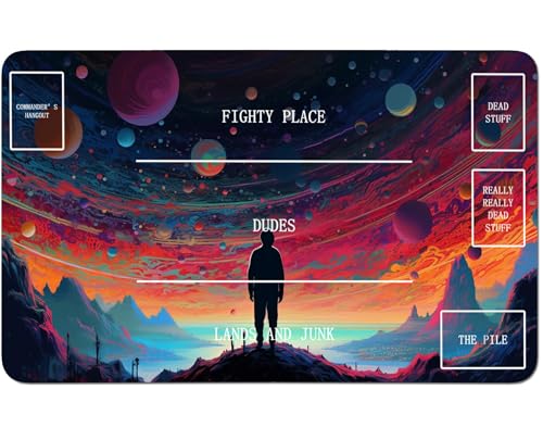 RWUTYTIUL Für MTG-Karten-Spielmatte, 61 x 35,6 cm, mit B-Zone, genähte Spielmatte für Commander-Board, TCG, RPG, CCG, Desktop-Tablet, Mauspad zum Spielen von Zubehör, Galaxie-Mann RWUTYTIUL Für MTG-Karten-Spielmatte, 61 x 35,6 cm, mit B-Zone, genähte Spielmatte für Commander-Board, TCG, RPG, CCG, Desktop-Tablet, Mauspad zum Spielen von Zubehör, Galaxie-Mann von RWUTYTIUL