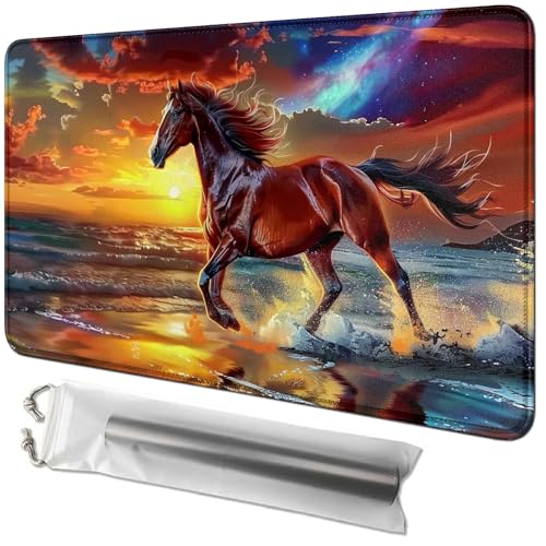 RWUTYTIUL Kartenspielmatte 61 x 35,6 cm mit Playmat-Tube-Tasche, Kartenspiel-Spielmatte mit genähtem Commander-Deckbrett, MTG, RPG, CCG, TCG, Kartenspiel, Schreibtischmatten für Anfänger, RWUTYTIUL Kartenspielmatte 61 x 35,6 cm mit Playmat-Tube-Tasche, Kartenspiel-Spielmatte mit genähtem Commander-Deckbrett, MTG, RPG, CCG, TCG, Kartenspiel, Schreibtischmatten für Anfänger, von RWUTYTIUL