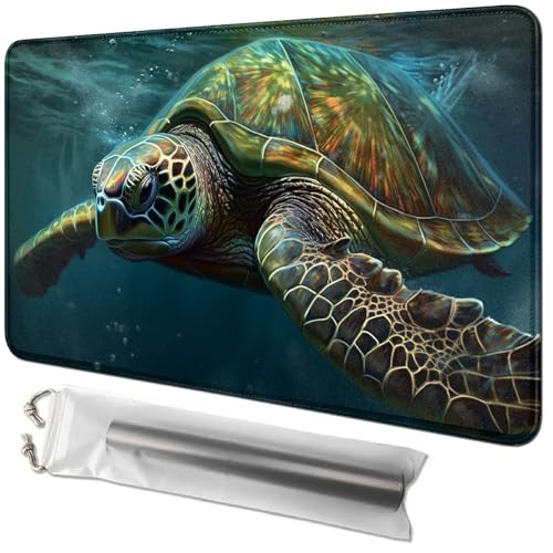 RWUTYTIUL Kartenspielmatte 61 x 35,6 cm mit Playmat-Tube-Tasche, Kartenspiel-Spielmatte mit genähtem Commander-Deckbrett, MTG, RPG, CCG, TCG, Kartenspiel, Schreibtischmatten für Anfänger, RWUTYTIUL Kartenspielmatte 61 x 35,6 cm mit Playmat-Tube-Tasche, Kartenspiel-Spielmatte mit genähtem Commander-Deckbrett, MTG, RPG, CCG, TCG, Kartenspiel, Schreibtischmatten für Anfänger, von RWUTYTIUL