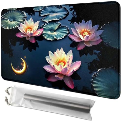 RWUTYTIUL Kartenspielmatte 61 x 35,6 cm mit Playmat-Tube-Tasche, Kartenspiel-Spielmatte mit genähtem Commander-Deckbrett, MTG, RPG, CCG, TCG, Kartenspiel, Schreibtischmatten für Anfänger, RWUTYTIUL Kartenspielmatte 61 x 35,6 cm mit Playmat-Tube-Tasche, Kartenspiel-Spielmatte mit genähtem Commander-Deckbrett, MTG, RPG, CCG, TCG, Kartenspiel, Schreibtischmatten für Anfänger, von RWUTYTIUL