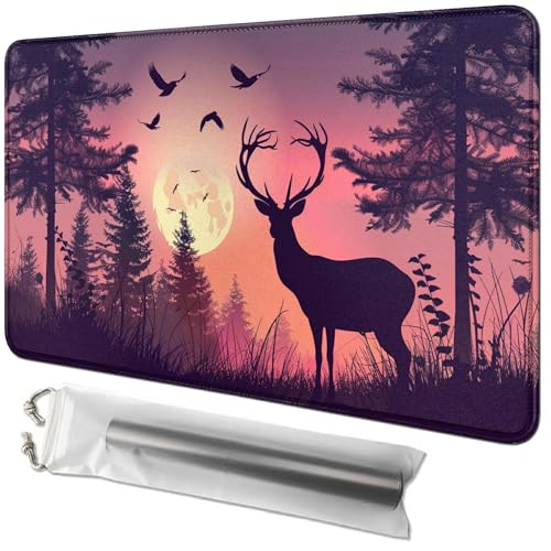 RWUTYTIUL Kartenspielmatte 61 x 35,6 cm mit Playmat-Tube-Tasche, Kartenspiel-Spielmatte mit genähtem Commander-Deckbrett, MTG, RPG, CCG, TCG, Kartenspiel, Schreibtischmatten für Anfänger, RWUTYTIUL Kartenspielmatte 61 x 35,6 cm mit Playmat-Tube-Tasche, Kartenspiel-Spielmatte mit genähtem Commander-Deckbrett, MTG, RPG, CCG, TCG, Kartenspiel, Schreibtischmatten für Anfänger, von RWUTYTIUL
