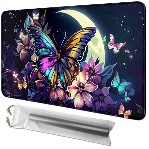 RWUTYTIUL Kartenspielmatte 61 x 35,6 cm mit Playmat-Tube-Tasche, Kartenspiel-Spielmatte mit genähtem Commander-Deckbrett, MTG, RPG, CCG, TCG, Kartenspiel, Schreibtischmatten für Anfänger, RWUTYTIUL Kartenspielmatte 61 x 35,6 cm mit Playmat-Tube-Tasche, Kartenspiel-Spielmatte mit genähtem Commander-Deckbrett, MTG, RPG, CCG, TCG, Kartenspiel, Schreibtischmatten für Anfänger, von RWUTYTIUL