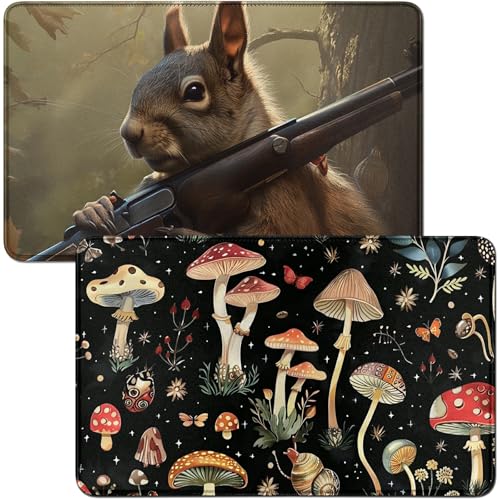 RWUTYTIUL Playmat für MTG-Karte, Spielmatte und Eichhörnchen, Spielmatte, Schreibtischunterlagen, 61 x 35,6 cm, genähte Spielmatte für Commander-Board, TCG, RPG, CCG, Spielmatte für Kartenspiel RWUTYTIUL Playmat für MTG-Karte, Spielmatte und Eichhörnchen, Spielmatte, Schreibtischunterlagen, 61 x 35,6 cm, genähte Spielmatte für Commander-Board, TCG, RPG, CCG, Spielmatte für Kartenspiel von RWUTYTIUL