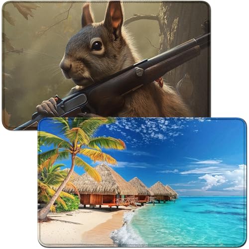 RWUTYTIUL Playmat für Palmenstrand, MTG-Karte, Spielmatte und Eichhörnchen, Spielmatte, Schreibtischunterlage, 2-teiliges Set, 61 x 35,6 cm, genähte Spielmatte für Commander-Board, TCG, RPG, CCG RWUTYTIUL Playmat für Palmenstrand, MTG-Karte, Spielmatte und Eichhörnchen, Spielmatte, Schreibtischunterlage, 2-teiliges Set, 61 x 35,6 cm, genähte Spielmatte für Commander-Board, TCG, RPG, CCG von RWUTYTIUL