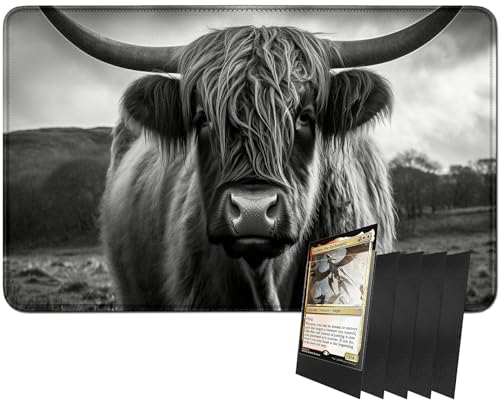 RWUTYTIUL Spielmatte für MTG-Karten und 100 Kartenhüllen, 61 x 35,6 cm TCG-Spielmatte, genähte Spielmatte für Bedienfeld, RPG, CCG, Magic The Gathering, Spielmatte RWUTYTIUL Spielmatte für MTG-Karten und 100 Kartenhüllen, 61 x 35,6 cm TCG-Spielmatte, genähte Spielmatte für Bedienfeld, RPG, CCG, Magic The Gathering, Spielmatte von RWUTYTIUL