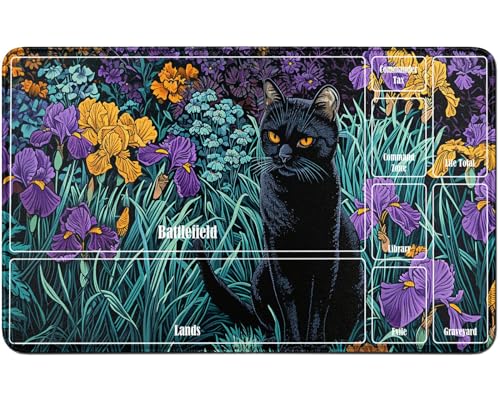 RWUTYTIUL Spielmatte für MTG TCG Karte, Computermatte, 61 x 35,6 cm, genähte Spielmatte für Kommandantenbrett, RPG, CCG, Magic The Gathering-Spiel, Spielmatte für RWUTYTIUL Spielmatte für MTG TCG Karte, Computermatte, 61 x 35,6 cm, genähte Spielmatte für Kommandantenbrett, RPG, CCG, Magic The Gathering-Spiel, Spielmatte für von RWUTYTIUL