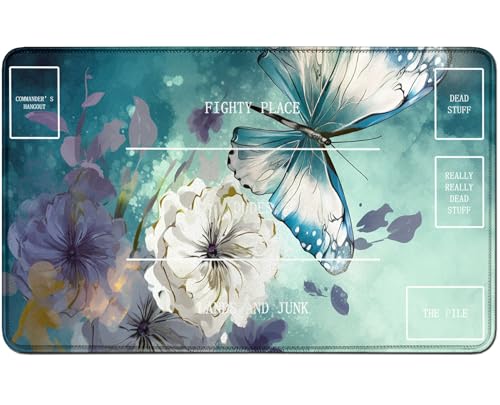 RWUTYTIUL Spielmatte für MTG TCG Karte, Computermatte, 61 x 35,6 cm, genähte Spielmatte für Kommandantenbrett, RPG, CCG, Magic The Gathering-Spiel, Spielmatte für RWUTYTIUL Spielmatte für MTG TCG Karte, Computermatte, 61 x 35,6 cm, genähte Spielmatte für Kommandantenbrett, RPG, CCG, Magic The Gathering-Spiel, Spielmatte für von RWUTYTIUL