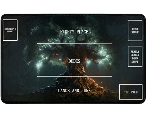 RWUTYTIUL - Spielmatte für MTG TCG Karte, Computermatte, 61 x 35,6 cm, genähte Spielmatte für Kommandantenbrett, RPG CCG Game Magic The Gathering, Spielmatte für RWUTYTIUL - Spielmatte für MTG TCG Karte, Computermatte, 61 x 35,6 cm, genähte Spielmatte für Kommandantenbrett, RPG CCG Game Magic The Gathering, Spielmatte für von RWUTYTIUL