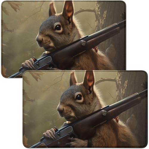 RWUTYTIUL Spielmatte für Maus, MTG-Karte, Spielmatte und Eichhörnchen, 2-teiliges Set, 61 x 35,6 cm, genähte Spielmatte für Commander-Board, TCG, RPG, CCG, Spielmatte für Kartenspiel, Spielzubehör RWUTYTIUL Spielmatte für Maus, MTG-Karte, Spielmatte und Eichhörnchen, 2-teiliges Set, 61 x 35,6 cm, genähte Spielmatte für Commander-Board, TCG, RPG, CCG, Spielmatte für Kartenspiel, Spielzubehör von RWUTYTIUL
