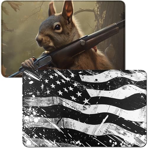 RWUTYTIUL Spielmatten für MTG-Karten und Eichhörnchen, 2 Stück, 61 x 35,6 cm, Genähte Spielmatte für Sammelkartenspiel, RPG CCG, Spielmatte für Kartenspiel-Zubehör RWUTYTIUL Spielmatten für MTG-Karten und Eichhörnchen, 2 Stück, 61 x 35,6 cm, Genähte Spielmatte für Sammelkartenspiel, RPG CCG, Spielmatte für Kartenspiel-Zubehör von RWUTYTIUL