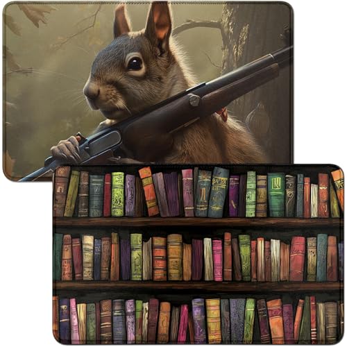 RWUTYTIUL for Books Spielmatte aus Holz, MTG-Karte, Spielmatte und Eichhörnchen, 2-teiliges Set, 61 x 35,6 cm, genähte Spielmatte für Commander-Board, TCG, RPG, CCG, Spielmatte für Kartenspiel RWUTYTIUL for Books Spielmatte aus Holz, MTG-Karte, Spielmatte und Eichhörnchen, 2-teiliges Set, 61 x 35,6 cm, genähte Spielmatte für Commander-Board, TCG, RPG, CCG, Spielmatte für Kartenspiel von RWUTYTIUL