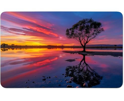 RWUTYTIUL for MTG Card Playmat 24 X 14 Inch with No Zone, Stitched Play Mat for Commander-Board TCG RPG CCG Game Desktop Tablet Mouse Pad for Playing Accessories, Sunset Tree RWUTYTIUL for MTG Card Playmat 24 X 14 Inch with No Zone, Stitched Play Mat for Commander-Board TCG RPG CCG Game Desktop Tablet Mouse Pad for Playing Accessories, Sunset Tree von RWUTYTIUL