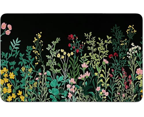 RWUTYTIUL for MTG Card Playmat 24 X 14 Inch with No Zone, Stitched Play Mat for Commander-Board TCG RPG CCG Game Desktop Tablet Mouse Pad for Playing Accessories, Wildflowers Flowers Flowers RWUTYTIUL for MTG Card Playmat 24 X 14 Inch with No Zone, Stitched Play Mat for Commander-Board TCG RPG CCG Game Desktop Tablet Mouse Pad for Playing Accessories, Wildflowers Flowers Flowers von RWUTYTIUL