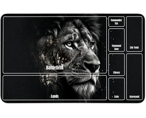 RWUTYTIUL for MTG Card Playmat TCG Playmat Desk Mats 24 X 14 Inch, Stitched Playmat for Commander Board RPG CCG Game Magic The Gathering, Play Mat for Card Game Playing Accessories, Black Tiger RWUTYTIUL for MTG Card Playmat TCG Playmat Desk Mats 24 X 14 Inch, Stitched Playmat for Commander Board RPG CCG Game Magic The Gathering, Play Mat for Card Game Playing Accessories, Black Tiger von RWUTYTIUL
