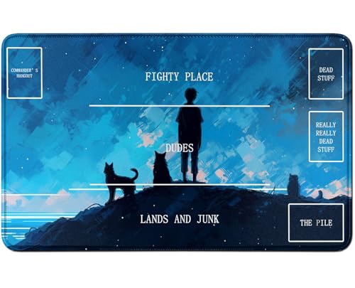 RWUTYTIUL for MTG Card Playmat TCG Playmat Desk Mats 24 X 14 Inch, Stitched Playmat for Commander Board RPG CCG Game Magic The Gathering, Play Mat for Card Game Playing Accessories, Boys & Pets RWUTYTIUL for MTG Card Playmat TCG Playmat Desk Mats 24 X 14 Inch, Stitched Playmat for Commander Board RPG CCG Game Magic The Gathering, Play Mat for Card Game Playing Accessories, Boys & Pets von RWUTYTIUL