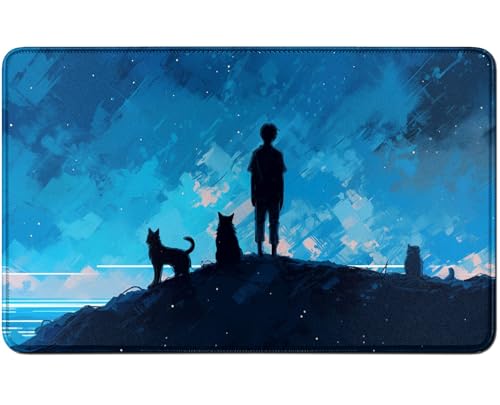 RWUTYTIUL for MTG Card Playmat TCG Playmat Desk Mats 24 X 14 Inch, Stitched Playmat for Commander Board RPG CCG Game Magic The Gathering, Play Mat for Card Game Playing Accessories, Boys & Pets RWUTYTIUL for MTG Card Playmat TCG Playmat Desk Mats 24 X 14 Inch, Stitched Playmat for Commander Board RPG CCG Game Magic The Gathering, Play Mat for Card Game Playing Accessories, Boys & Pets von RWUTYTIUL