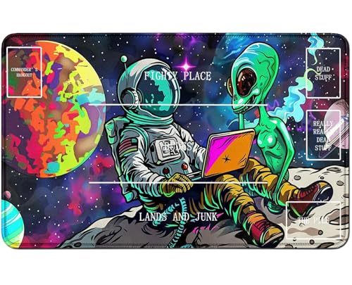RWUTYTIUL for MTG Card Playmat TCG Playmat Desk Mats 24 X 14 Inch, Stitched Playmat for Commander Board RPG CCG Game Magic The Gathering, Play Mat for Card Game Playing Accessories, Earth Man RWUTYTIUL for MTG Card Playmat TCG Playmat Desk Mats 24 X 14 Inch, Stitched Playmat for Commander Board RPG CCG Game Magic The Gathering, Play Mat for Card Game Playing Accessories, Earth Man von RWUTYTIUL