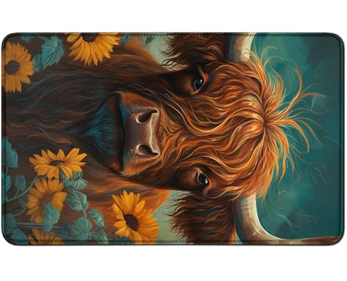RWUTYTIUL for MTG Card Playmat TCG Playmat Desk Mats 24 X 14 Inch, Stitched Playmat for Commander Board RPG CCG Game Magic The Gathering, Play Mat for Card Game Playing Accessories, Flower Cow RWUTYTIUL for MTG Card Playmat TCG Playmat Desk Mats 24 X 14 Inch, Stitched Playmat for Commander Board RPG CCG Game Magic The Gathering, Play Mat for Card Game Playing Accessories, Flower Cow von RWUTYTIUL