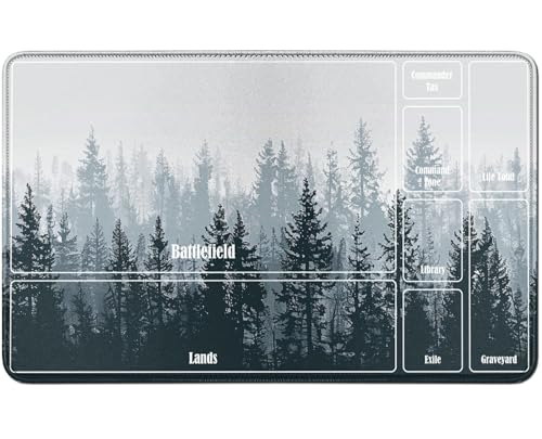 RWUTYTIUL for MTG Card Playmat TCG Playmat Desk Mats 24 X 14 Inch, Stitched Playmat for Commander Board RPG CCG Game Magic The Gathering, Play Mat for Card Game Playing Accessories, Forest RWUTYTIUL for MTG Card Playmat TCG Playmat Desk Mats 24 X 14 Inch, Stitched Playmat for Commander Board RPG CCG Game Magic The Gathering, Play Mat for Card Game Playing Accessories, Forest von RWUTYTIUL