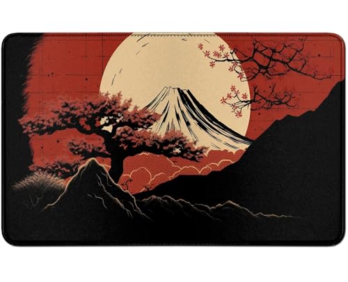 RWUTYTIUL for MTG Card Playmat TCG Playmat Desk Mats 24 X 14 Inch, Stitched Playmat for Commander Board RPG CCG Game Magic The Gathering, Play Mat for Card Game Playing Accessories, Mountains RWUTYTIUL for MTG Card Playmat TCG Playmat Desk Mats 24 X 14 Inch, Stitched Playmat for Commander Board RPG CCG Game Magic The Gathering, Play Mat for Card Game Playing Accessories, Mountains von RWUTYTIUL