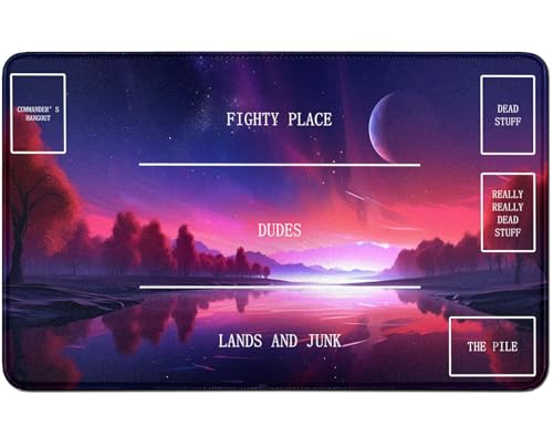 RWUTYTIUL for MTG Card Playmat TCG Playmat Desk Mats 24 X 14 Inch, Stitched Playmat for Commander Board RPG CCG Game Magic The Gathering, Play Mat for Card Game Playing Accessories, Pink Galaxy RWUTYTIUL for MTG Card Playmat TCG Playmat Desk Mats 24 X 14 Inch, Stitched Playmat for Commander Board RPG CCG Game Magic The Gathering, Play Mat for Card Game Playing Accessories, Pink Galaxy von RWUTYTIUL