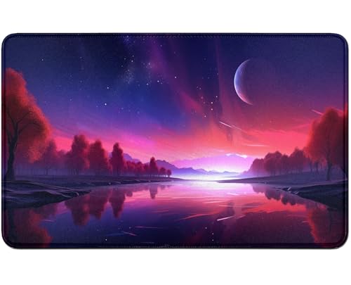 RWUTYTIUL for MTG Card Playmat TCG Playmat Desk Mats 24 X 14 Inch, Stitched Playmat for Commander Board RPG CCG Game Magic The Gathering, Play Mat for Card Game Playing Accessories, Pink Galaxy RWUTYTIUL for MTG Card Playmat TCG Playmat Desk Mats 24 X 14 Inch, Stitched Playmat for Commander Board RPG CCG Game Magic The Gathering, Play Mat for Card Game Playing Accessories, Pink Galaxy von RWUTYTIUL
