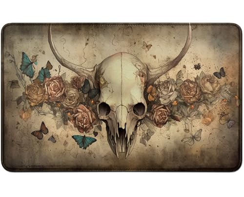 RWUTYTIUL for MTG Card Playmat TCG Playmat Desk Mats 24 X 14 Inch, Stitched Playmat for Commander Board RPG CCG Game Magic The Gathering, Play Mat for Card Game Playing Accessories, Sheep Flower RWUTYTIUL for MTG Card Playmat TCG Playmat Desk Mats 24 X 14 Inch, Stitched Playmat for Commander Board RPG CCG Game Magic The Gathering, Play Mat for Card Game Playing Accessories, Sheep Flower von RWUTYTIUL