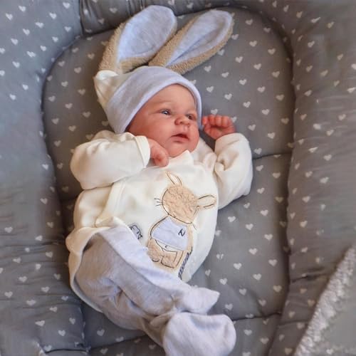 RXDOLL 17 Zoll Reborn Babypuppen Realistische Anatomisch Korrekte Silikon Ganzkörper Vinyl Handgemachte Lebensechte Babypuppe Junge Neugeborene Bebe Wasserdicht Spielzeug Geschenke RXDOLL 17 Zoll Reborn Babypuppen Realistische Anatomisch Korrekte Silikon Ganzkörper Vinyl Handgemachte Lebensechte Babypuppe Junge Neugeborene Bebe Wasserdicht Spielzeug Geschenke von RXDOLL