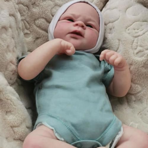 RXDOLL 17 Zoll Reborn Babypuppen Silikon Ganzkörper Anatomisch Korrekt Vinyl Real Life Puppen Realistische Neugeborene Babypuppe Waschbar Kinder Spielzeug Geburtstagsgeschenke RXDOLL 17 Zoll Reborn Babypuppen Silikon Ganzkörper Anatomisch Korrekt Vinyl Real Life Puppen Realistische Neugeborene Babypuppe Waschbar Kinder Spielzeug Geburtstagsgeschenke von RXDOLL