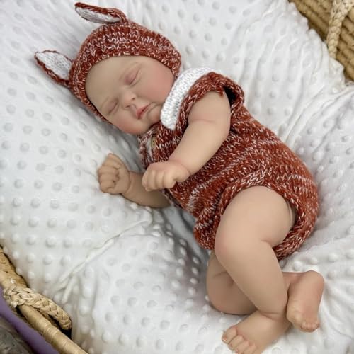 RXDOLL 20 Zoll Reborn Babypuppen Silikon Ganzkörper Mädchen Realistische Neugeborene Puppe Anatomisch Korrekte Real Life Babypuppen, die echt schlafende Silikonbabys Puppe aussehen RXDOLL 20 Zoll Reborn Babypuppen Silikon Ganzkörper Mädchen Realistische Neugeborene Puppe Anatomisch Korrekte Real Life Babypuppen, die echt schlafende Silikonbabys Puppe aussehen von RXDOLL