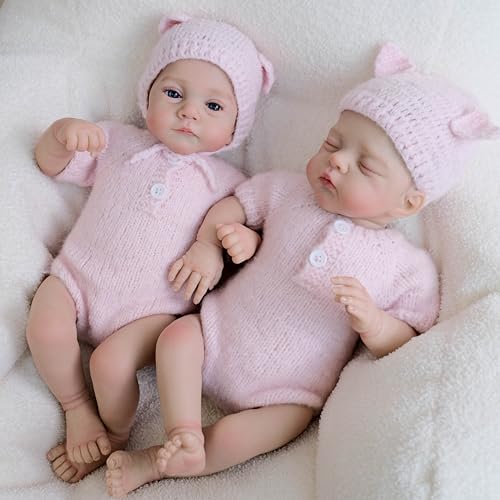 RXDOLL 45,7 cm große, realistische Babypuppe für Neugeborene, weiches Tuch, Körpergewichtete Babypuppen, die echt aussehen, Geschenke für Kinder ab 3 Jahren RXDOLL 45,7 cm große, realistische Babypuppe für Neugeborene, weiches Tuch, Körpergewichtete Babypuppen, die echt aussehen, Geschenke für Kinder ab 3 Jahren von RXDOLL