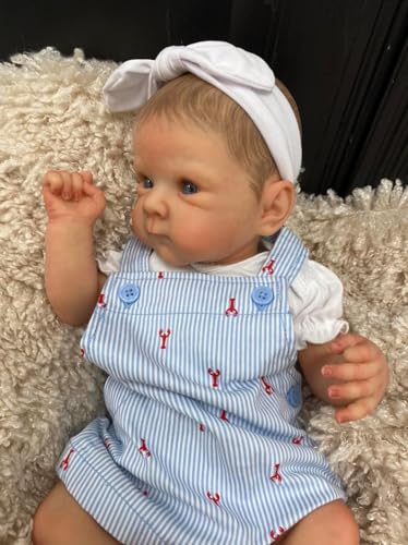 RXDOLL 45,7 cm realistische Reborn Babypuppen Silikon Ganzkörper Neugeborenes Baby Mädchen Bettie Lebensechte Handgemachte Real Life Babypuppe Geburtstagsgeschenk für Kinder ab 3 Jahren RXDOLL 45,7 cm realistische Reborn Babypuppen Silikon Ganzkörper Neugeborenes Baby Mädchen Bettie Lebensechte Handgemachte Real Life Babypuppe Geburtstagsgeschenk für Kinder ab 3 Jahren von RXDOLL