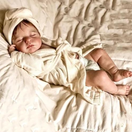 RXDOLL 50,8 cm realistische Reborn Babypuppen Silikon Ganzkörper Vinyl Junge Real Life Babypuppen die echt aussehen Neugeborene anatomisch korrekt Spielzeug Geschenke für Kinder ab 3 Jahren von RXDOLL
