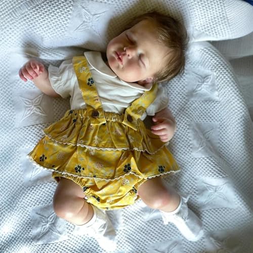 RXDOLL 50,8 cm realistische Reborn Babypuppen Silikon Ganzkörper lebensecht schlafendes Mädchen anatomisch korrekte Babypuppen Handgefertigte Neugeborene Säuglingsbabys für Kinder Geburtstagsgeschenk RXDOLL 50,8 cm realistische Reborn Babypuppen Silikon Ganzkörper lebensecht schlafendes Mädchen anatomisch korrekte Babypuppen Handgefertigte Neugeborene Säuglingsbabys für Kinder Geburtstagsgeschenk von RXDOLL