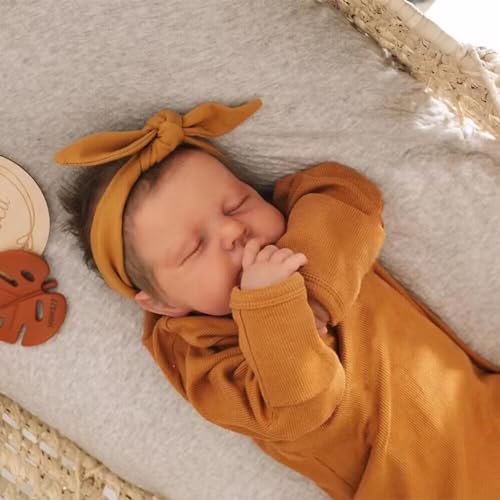RXDOLL - Anatomisch korrekte Ganzk?rper-Silikonpuppen aus Vinyl f¨¹r Babys, Neugeborene, lebensechte Babypuppe mit F¨¹tterungsspielzeug f¨¹r Kinder ab 3 Jahren von RXDOLL
